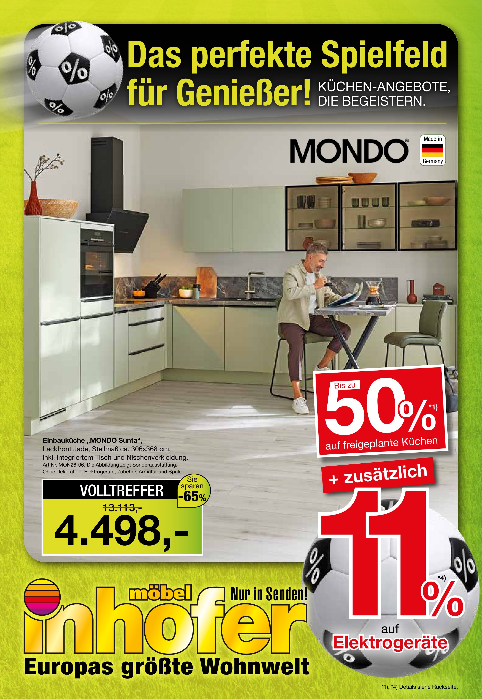 Möbel Inhofer Prospekt für Germaringen: Das perfekte Spielfeld für Genießer!, 20 Seiten, 12.06.2026 - 18.07.2026